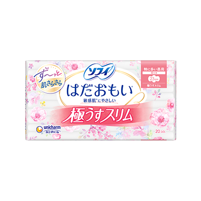 ソフィはだおもい&reg;極うすスリムタイプ　極うすスリム　特に多い昼用　羽つき23cm